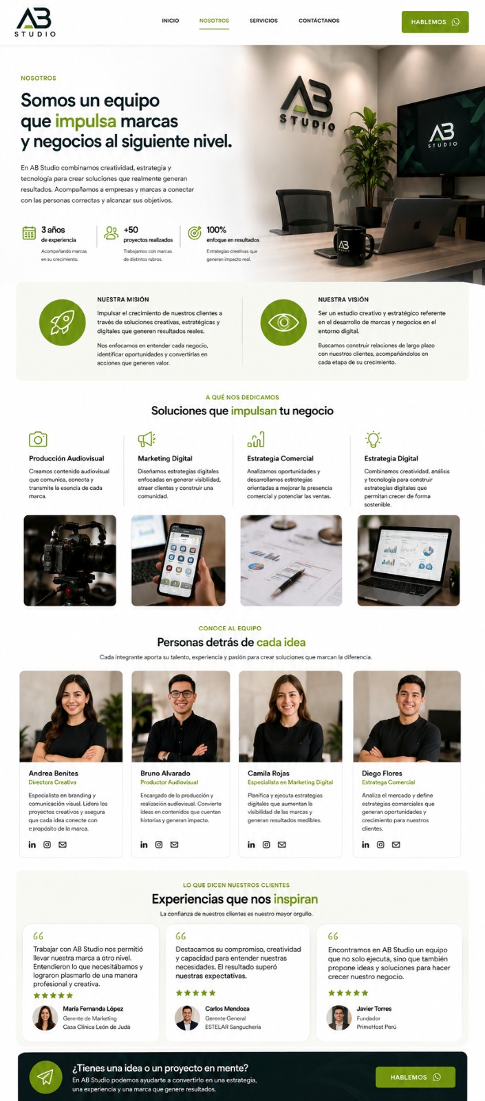 Producción Audiovisual